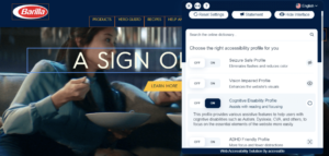AccessiBe review - Cognitive Disabilities